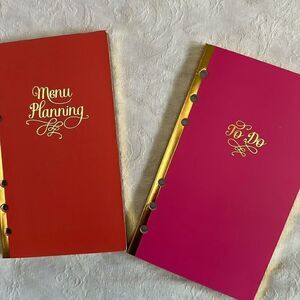 Recollections Journal Books To Do and Menu Planning